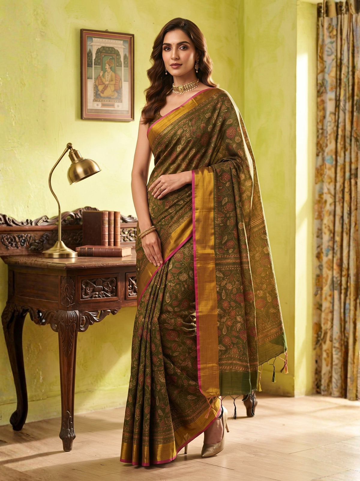 Ethnic Bengal Cotton Saree