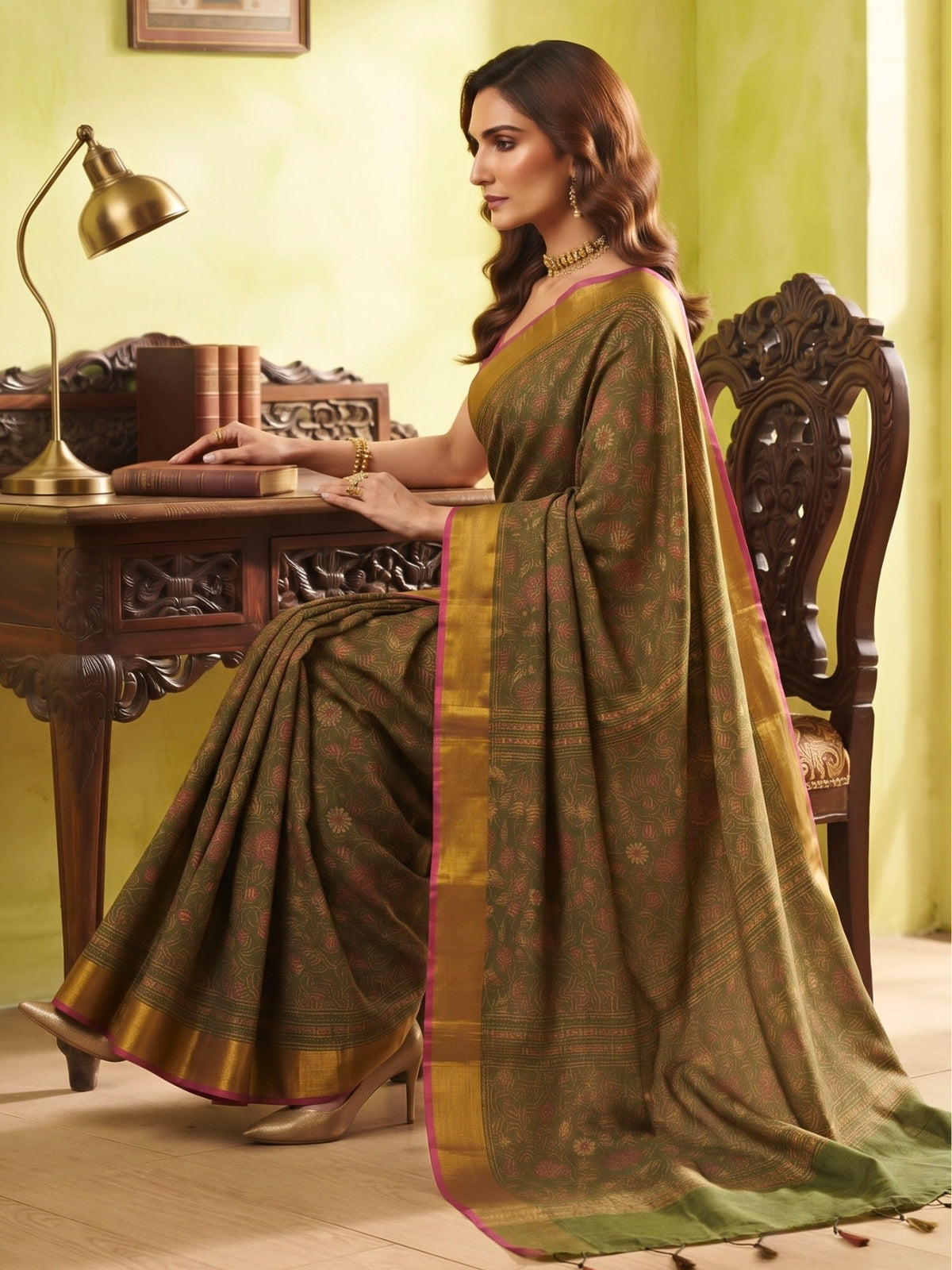 Ethnic Bengal Cotton Saree