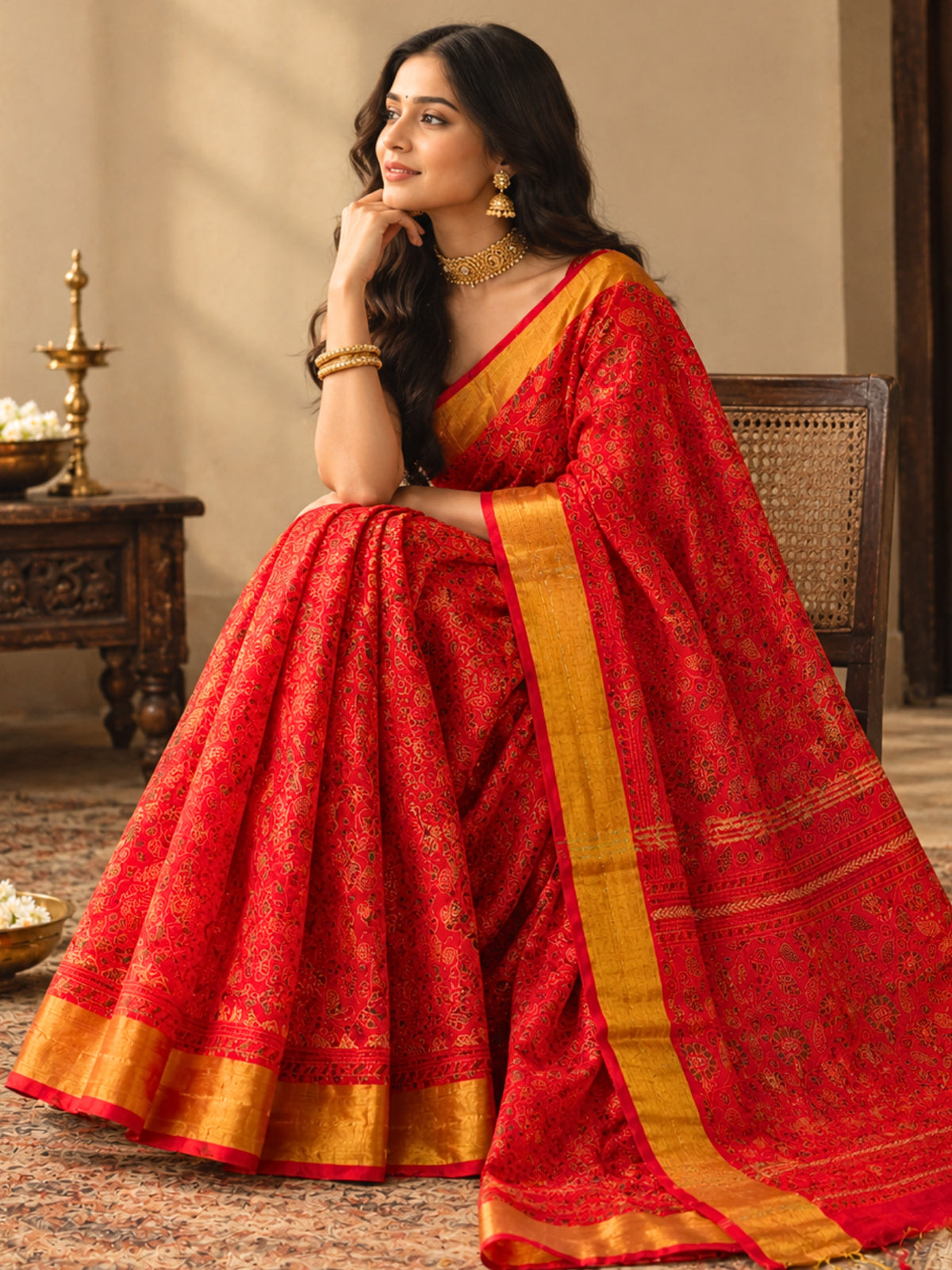 Ethnic Bengal Cotton Saree
