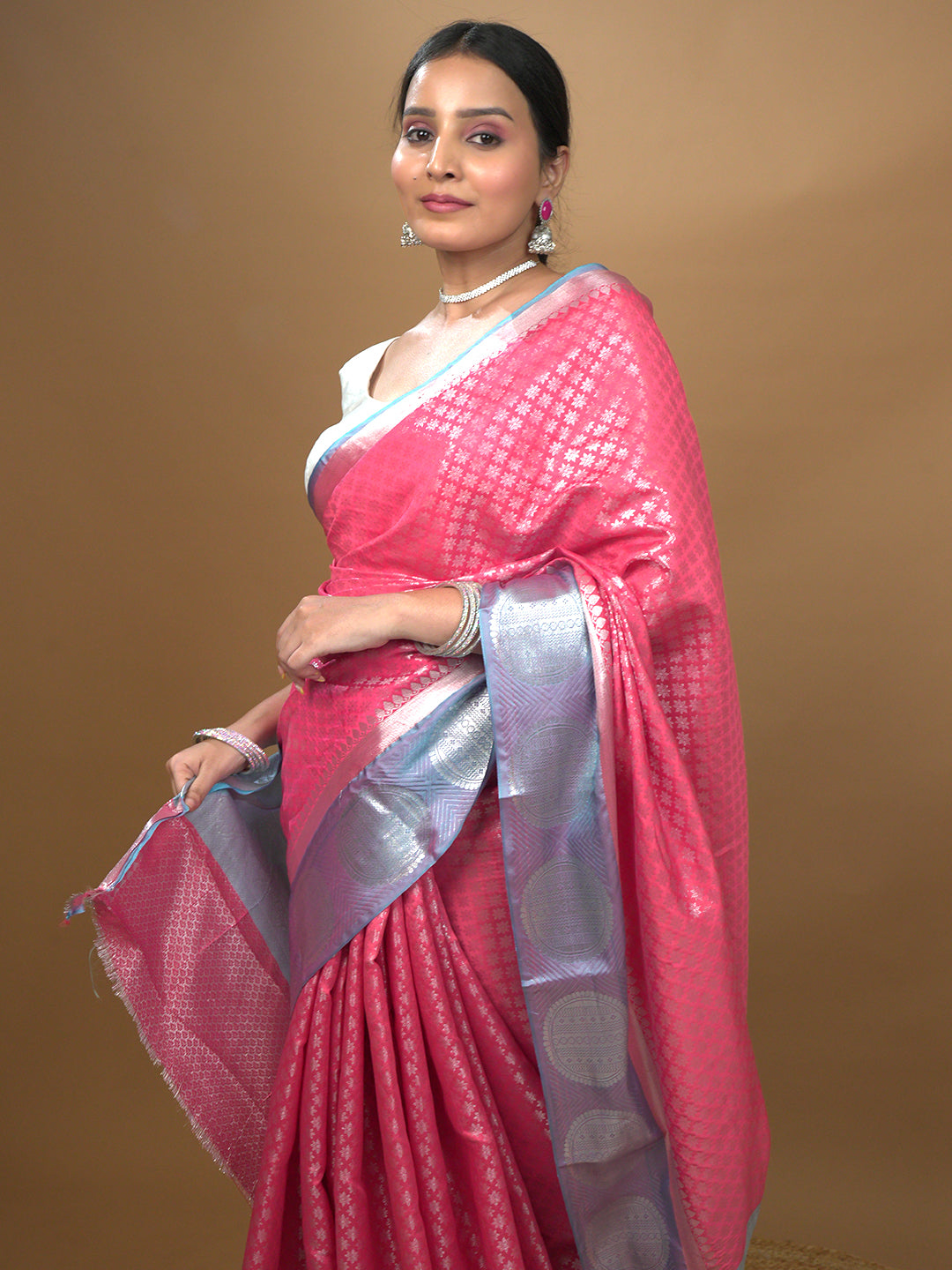 South Silk Zari weave Saree