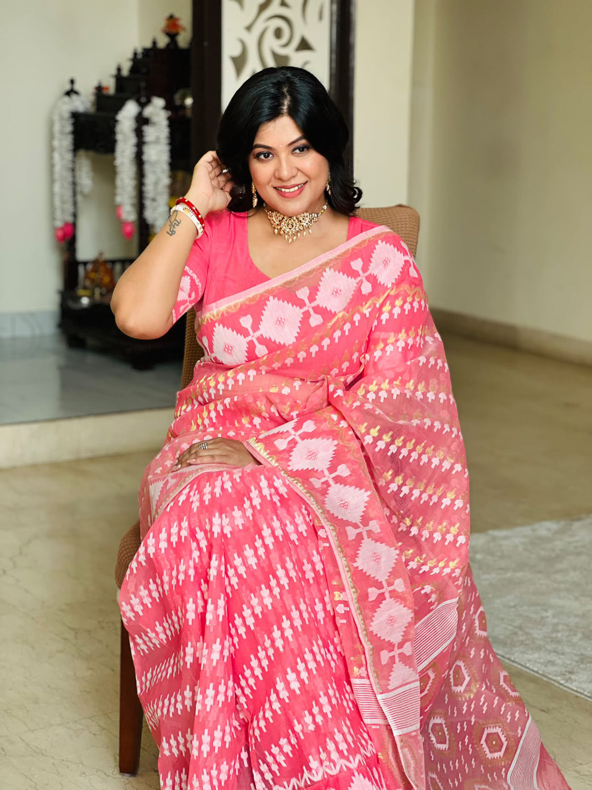 Ethnic Bengal Cotton Saree