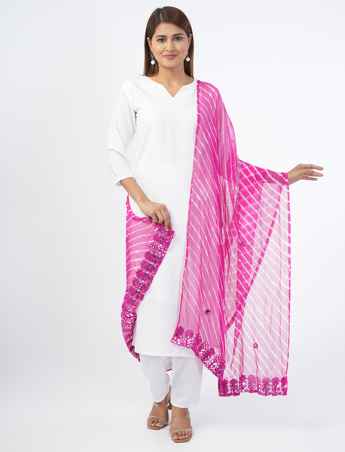 Leheriya Chiffon Dupatta