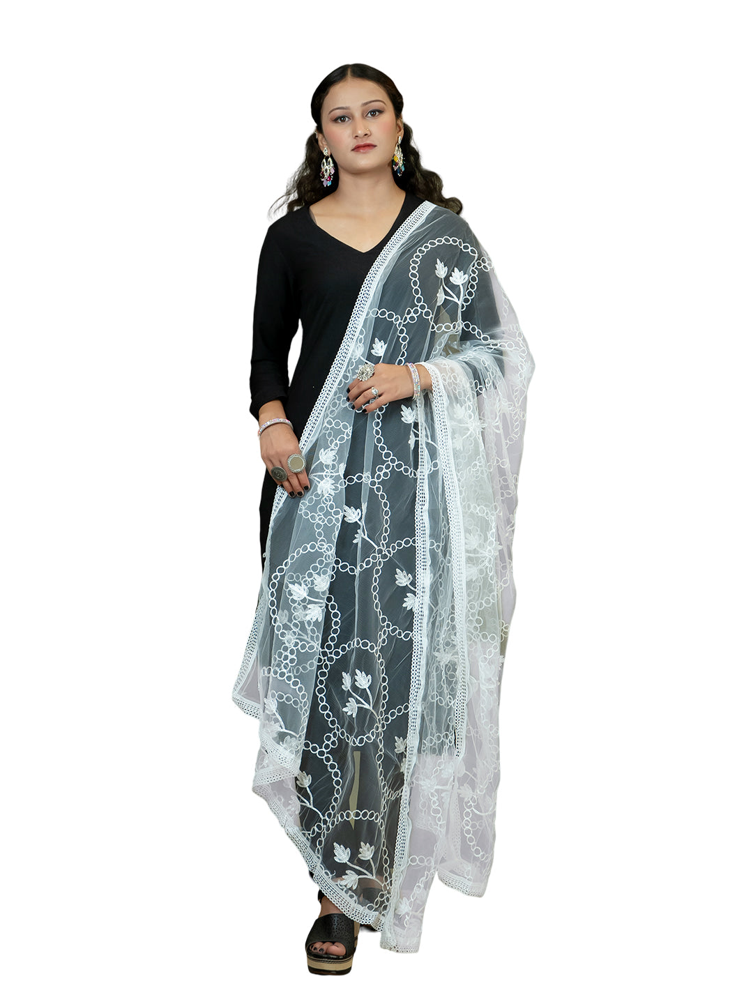 Chiffon Gold Print Dupatta