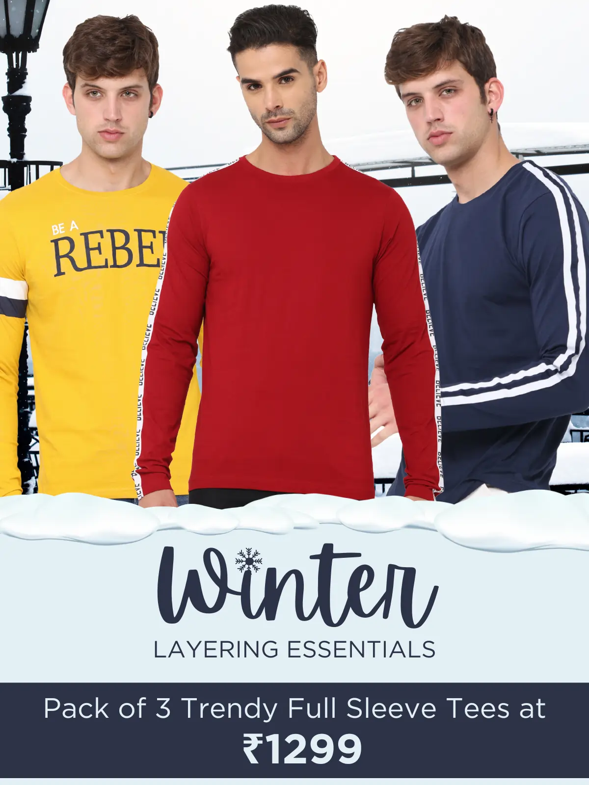 Pack of 3 at 1299 (mob)